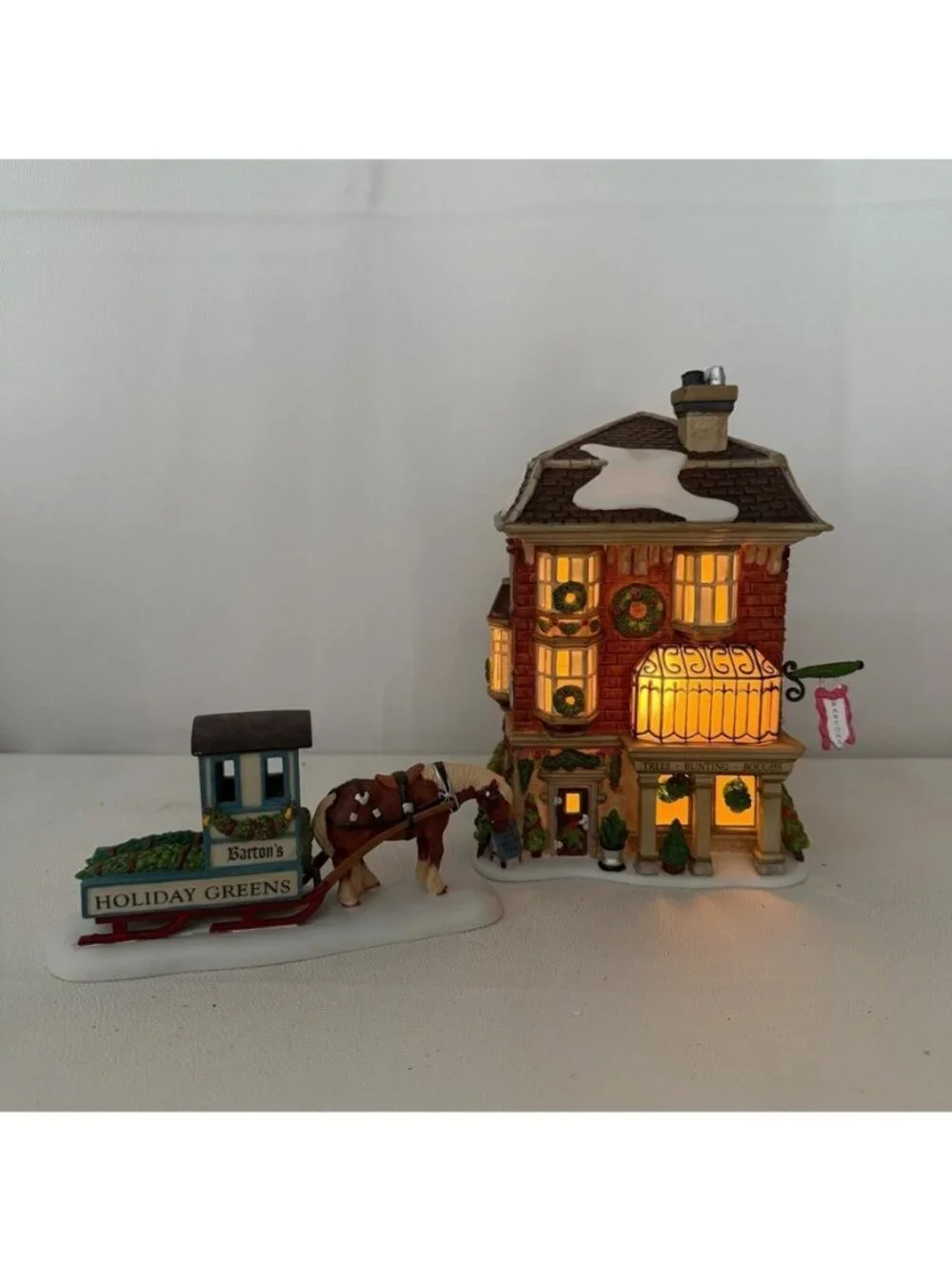 Department 56 Dept 56 Barton's Holiday Greens Dickens Village Holiday Set 799991